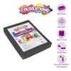 Colorations Lightweight Construction Paper, Value Pack, 10 Colors, 300 Sheets with Bonus Stencil, Everyday Use, Classroom Supplies, Daycare Supplies, Pre-School, at Home use(Black  300 Sheets)