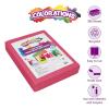 Colorations Lightweight Construction Paper, Value Pack, 10 Colors, 300 Sheets with Bonus Stencil, Everyday Use, Classroom Supplies, Daycare Supplies, Pre-School, at Home use(Red  300 Sheets)