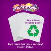 Colorations Lightweight Construction Paper, Value Pack, 10 Colors, 300 Sheets with Bonus Stencil, Everyday Use, Classroom Supplies, Daycare Supplies, Pre-School, at Home use(White  500 Sheets)