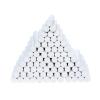 Colorations NODUST Dustless White Chalk, 100 Piece Bulk Pack, Value, Multi-Colored, for Kids, Classroom, Learning, Drawing, Create, Play, Non-Toxic, 3 inches x 3/8 inch(White)