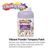 Colorations® Powder Tempera, White, 1 Pound, Powdered Tempera Paint is a value purchase, Dillute only what you need, Strong and Bright White Color, Non Toxic and Safe for Kids, Use for Arts & Crafts(Turquoise)