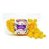 Colorations Red Pom Poms in Resealsble Bag for Crafts, Collages, Hobbies, and Sensory Learning – Pack of 100 in 3 Sizes(Yellow)