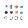 Colorations® Sparkly Self-Stick Gem Jar, Fun Assorted Shapes and Colors, Create Crafts and Projects, Group Activities, Summer Camp, and Senior Centers, Pieces are Approximately 3/8″W, 900 Pieces