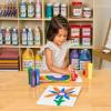 Colorations Tempera Paint Sticks, 144 Pcs, 12 Colors, Non-Toxic, Mess-Free Art Supplies for Kids, Bulk Set for the Classroom(Jumbo Sticks  6 PK)