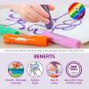 Colorations Tempera Paint Sticks, 144 Pcs, 12 Colors, Non-Toxic, Mess-Free Art Supplies for Kids, Bulk Set for the Classroom(Rainbow  144 PK)