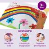 Colorations Tempera Paint Sticks, 144 Pcs, 12 Colors, Non-Toxic, Mess-Free Art Supplies for Kids, Bulk Set for the Classroom(Rainbow  144 PK)