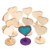 Colorations® Wooden Bobble Heart Note & Photo Holders, Set of 12, Craft for Kids & Fun Home Activities,Keepsake or Give a Personalize Gift, Create Unique & Personal Designs,Craft Project for Children