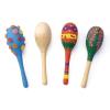Colorations Wooden Cars, Set of 12, Moving Wheels That Roll, Ready to Paint Cars, DIY Wood Craft Kit, Decorate & Personalize, Craft Project, Wood Kids Craft(Maracas)