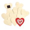 Colorations Wooden Cars, Set of 12, Moving Wheels That Roll, Ready to Paint Cars, DIY Wood Craft Kit, Decorate & Personalize, Craft Project, Wood Kids Craft(Magnetic Hearts)