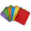 Colorations set of 12 Kids Activity Plastic Trays, Rainbow of Colors, Arts and Crafts Organizer Tray, Serving Tray, Great for Crafts, Beads, Water Beads, Paint, Toys, building blocks (Item # MTRAY)