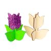 Colorations® Decorate Your Own Wooden Tulips, Set of 12, Unique and Personalize Each Design, Kids Craft, Ready to Decorate Crafts, Personalization, DYO, DIY, Kids Craft, Craft for Children