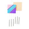 Colorations® Decorate Your Own Wooden Wind Chimes Kit, Set of 12, 2 Different Designs, Ready to Decorate and create unique and personal Designs, Fun Kids Craft Project, Craft Project for Boys & Girls