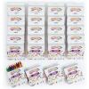 Colorations Extra Large Crayons, Great for Classroom, Easy for Little Hands to Use(Jumbo Crayons)