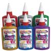 Colorations® Glitter Goo, 6 Colors, Each 4oz, Use with Crafts, Great for Home or School Use, Great for Arts & Crafts, Decorating, Slime, Holiday Party, Weddings, Safe & Non Toxic Glitter Gloo