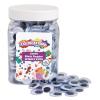 Colorations Jumbo Wiggly Googly Eyes, 300 Pieces in Jar, Storage, Black & White, 3/4 Inches Each, Arts & Crafts, for Kids(Jumbo Black)