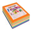 Colorations Lightweight Construction Paper, Value Pack, 10 Colors, 300 Sheets with Bonus Stencil, Everyday Use, Classroom Supplies, Daycare Supplies, Pre-School, at Home use(Neon  600 Sheets)
