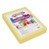 Colorations Lightweight Construction Paper, Value Pack, 10 Colors, 300 Sheets with Bonus Stencil, Everyday Use, Classroom Supplies, Daycare Supplies, Pre-School, at Home use(Yellow  300 Sheets)