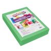 Colorations Lightweight Construction Paper, Value Pack, 10 Colors, 300 Sheets with Bonus Stencil, Everyday Use, Classroom Supplies, Daycare Supplies, Pre-School, at Home use(Green  300 Sheets)