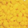 Colorations Red Pom Poms in Resealsble Bag for Crafts, Collages, Hobbies, and Sensory Learning – Pack of 100 in 3 Sizes(Yellow)