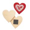 Colorations Wooden Cars, Set of 12, Moving Wheels That Roll, Ready to Paint Cars, DIY Wood Craft Kit, Decorate & Personalize, Craft Project, Wood Kids Craft(Magnetic Hearts)