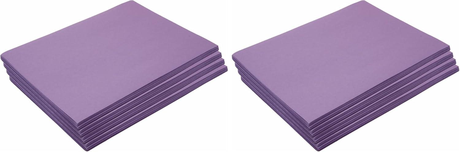 imageColorations 9quot x 12quot Mediumweight Construction Paper Assorted Colors  50 Sheets Arts and Crafts School Supplies Drawing Coloring Painting 3D Art PaperViolet