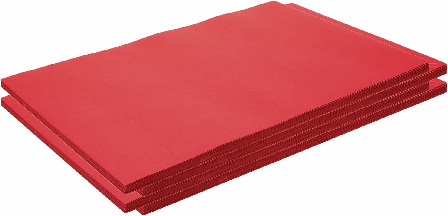 imageColorations 9quot x 12quot Mediumweight Construction Paper Assorted Colors  50 Sheets Arts and Crafts School Supplies Drawing Coloring Painting 3D Art PaperHoliday Red