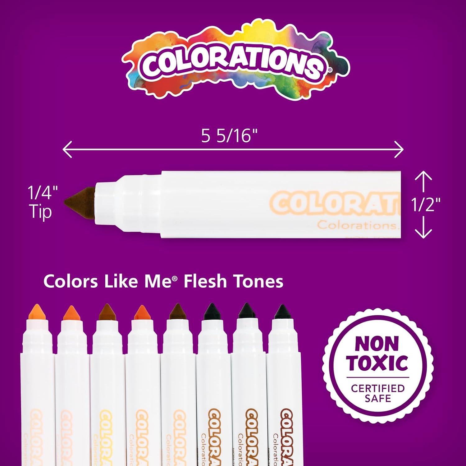 imageColorations Colors Like Me Markers 8 Colors 12 Sets