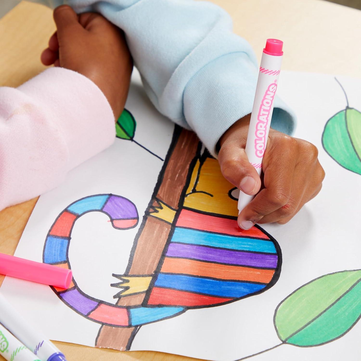 imageColorations Washable Markers Set of 256 16 Colors NonToxic Bulk Art Supplies for Kids Classroom Kit Coloring Classroom Pack Crafting Materials