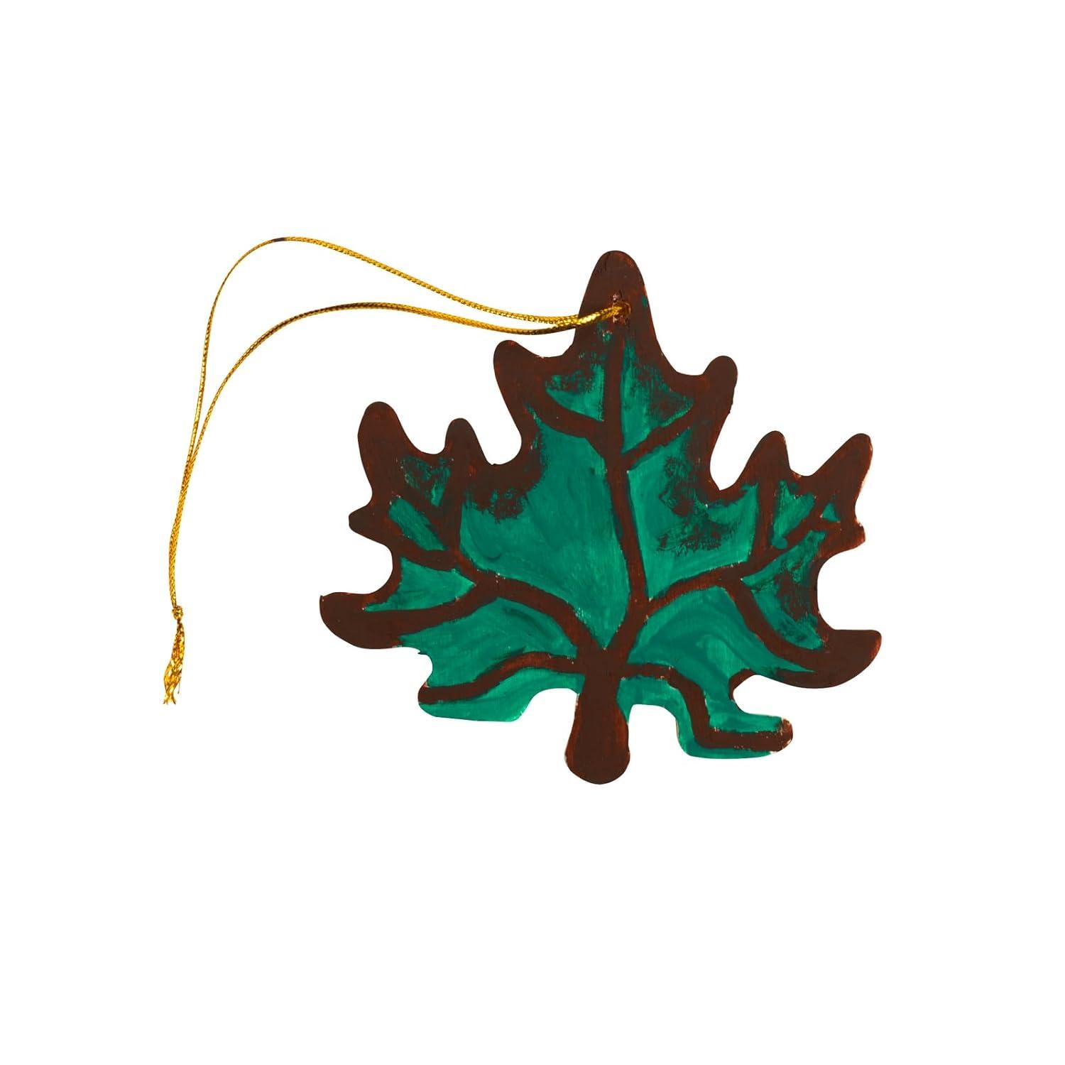 imageColorations Wooden Leaf Ornaments Set of 12 Natural wood Ready to Decorate DIY Fall Decoration Arts and Crafts Fall Crafting Classroom Teacher Crafts Thanksgiving Nature