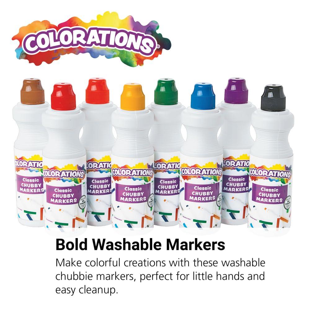 imageDabber Markers Washable Primary Colors 8 Colors Dot Markers Bingo Markers Dab and Dot Markers for Children Kids PreSchool Toddlers Non Toxic Easy to Use Art ampamp Craft Suppli Item  SPONGEAssorted Set