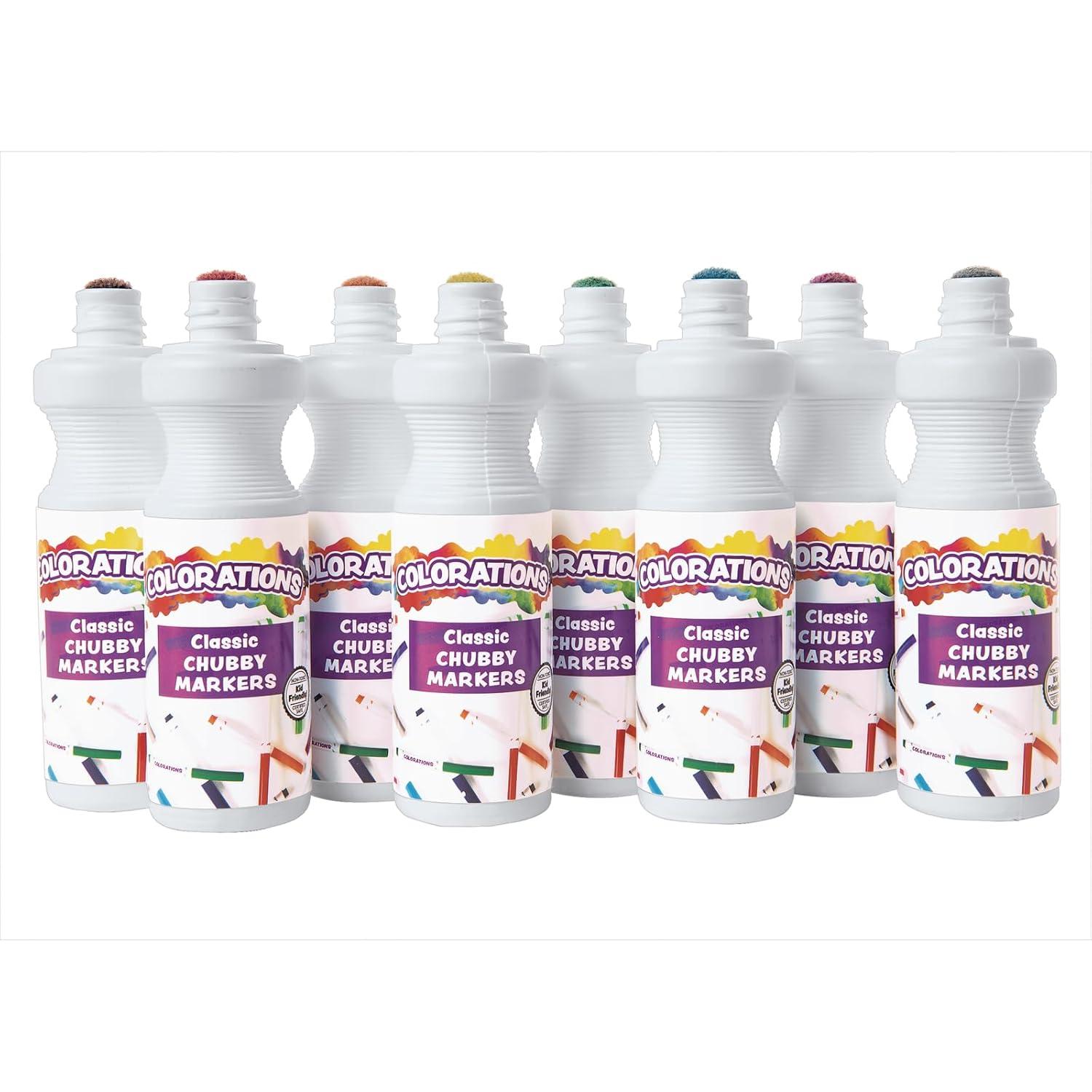 imageDabber Markers Washable Primary Colors 8 Colors Dot Markers Bingo Markers Dab and Dot Markers for Children Kids PreSchool Toddlers Non Toxic Easy to Use Art ampamp Craft Suppli Item  SPONGEAssorted Set