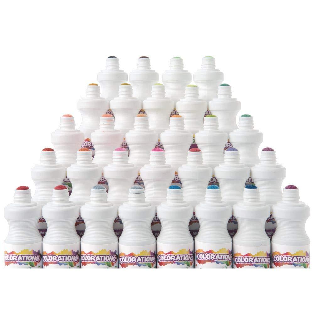 imageDabber Markers Washable Primary Colors 8 Colors Dot Markers Bingo Markers Dab and Dot Markers for Children Kids PreSchool Toddlers Non Toxic Easy to Use Art ampamp Craft Suppli Item  SPONGEAssorted Set