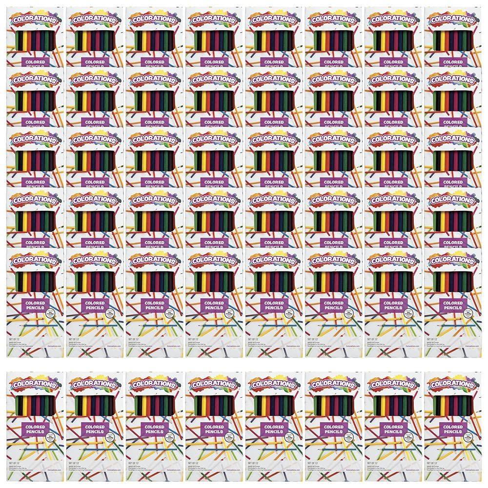 imageColorations 12 Color Pencils 48 Sets Item  COLRP48S