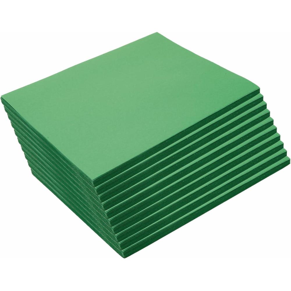 imageColorations 9quot x 12quot Mediumweight Construction Paper Assorted Colors  50 Sheets Arts and Crafts School Supplies Drawing Coloring Painting 3D Art PaperHoliday Green