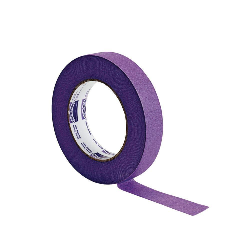 imageColorations Colored Masking Tape 1 Wide 180 feet long Purple Color Masking Tape for Classrooms and Home Learning Adhesive Art Tape Cleanly Peels Off Smooth Surfaces
