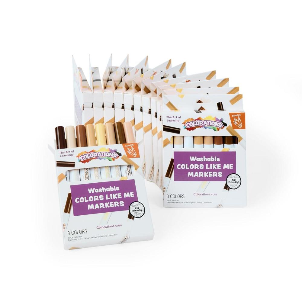 imageColorations Colors Like Me Markers 8 Colors 12 Sets