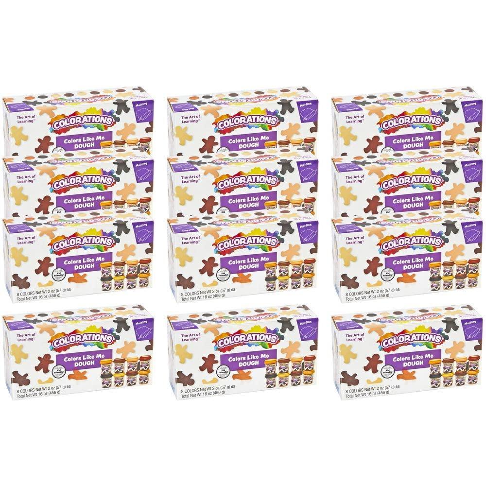 imageColors Like Me Dough 12 Sets 8 Colors Per Set 2OZ Each