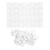 COLORATIONS Decorate Your Own Blank Jigsaw, Set of 24, Made of Thick Grey Board and pre-Cut into 36 Interlocking Pieces (Item # LARCOM24)