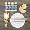 Colorations ® Moods ™, Social Emotional Learning Art Kit, Bright Blossoms, Craft Activity, Self Paint Art Activity, Painting Craft for All Ages(Bright Blossoms)