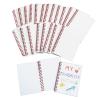Colorations – TAKENOTE Spiral-Bound Blank Draw and Write 25-Page Journals for Creative Expression – Set of 12(7″ x 5″)