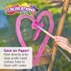 Colorations 4WAPE Adjustable Indoor-Outdoor Metal Frame Easel with Paint-on Acrylic Panels for Four Children(2-Station  Tan)