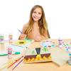 Colorations® Acrylic Paint & Canvas Set with Bonus Stickers