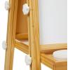 Colorations All in One Wooden Adjustable Easel for Kids, Ages 2-6 + |32″, 37″, & 41″ Heights | Toddler, Preschool, & Kindergarten Art Stand with Whiteboard & Chalkboard | Magnetic(Indoor Easel)