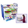 Colorations Art Drying Rack, Classroom Art Supplies, Tabletop or Wall Mount, School Art Drying Racks, Painting Stand, Studios, Homes, or Classrooms, Metal Shelves to Dry Paintings, 26″ x 18″ x 26″