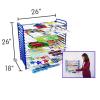 Colorations Art Drying Rack, Classroom Art Supplies, Tabletop or Wall Mount, School Art Drying Racks, Painting Stand, Studios, Homes, or Classrooms, Metal Shelves to Dry Paintings, 26″ x 18″ x 26″