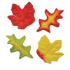 Colorations® Assorted Mixed Fabric Fall Colored Leaves, Set of 200, Assorted Fabric Leaf Shapes & Colors for Craft Projects, Fabric Leaf Shapes for Decorating, Collaging & Crafting, Craft Supplies