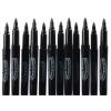 Colorations® Black Permanent Fine-Tip Markers, Set of 12, Use on paper, plastic, metal and more, Ink dries quickly and is Non-Toxic, Use for Classroom, Home or Office