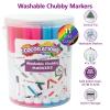 Colorations CHUBBKT Chubby Markers, Conical Tip,Set of 44, 11 Bold Colors, Coloring, Paper, Kids, Posters, Drawing, Bold Colors, Classroom, School Supplies, Art Supplies, Craft Projects,Assorted Set