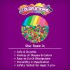 Colorations Colorful Foam Leaves, 500 Pieces, Assorted Colors & Sizes, Foam Shapes for Crafts, Precut Foam Leaf Shapes for Kids in Assorted Sizes, Ideal for Schools, Daycares, & Home Use, Kids Crafts