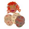 Colorations Colors Like Me Faces, Set of 24, 4 Colors, Glossy Card Stock Cut Out Faces